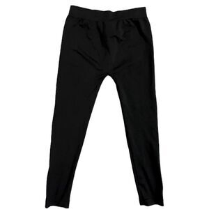 Colorful Black Cropped Leggings